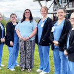 11Pictured (left to right): Blairsville Medical Assisting students Alicia Jones; Krysten Hodges; Carrie Rodriguez, Blairsville Medical Assisting Program Director and Instructor; Kirsten Ledford, Alexis Franklin; and Jasmine Jarrard.