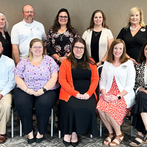 11Pictured (front left to right): Matthew Mashburn; Mallory Hicks; Michelle Oglesby, coordinator; Michelle Likins, coordinator; Kelly Smith; (back left to right) Samantha Marchant; Buddy Raper; Carrie Rodriguez; Stacie Bohannon; and Christy Bivins, coordinator; (not pictured) Kimberly Alley; Charles Hill; and Tiffany Scroggs