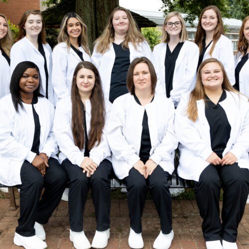11Clarkesville Medical Assisting students pictured (seated front left to right): Porcha Burtch; Micha Swain; Michele Roach; Brianna Henslee; (back left to right) Ashley Cummings; Raquel Berghoefer; AnnaKaren Rincon; Kayla Smith; Kayla Keller; Lauren Brown; and Amber Harrelson.